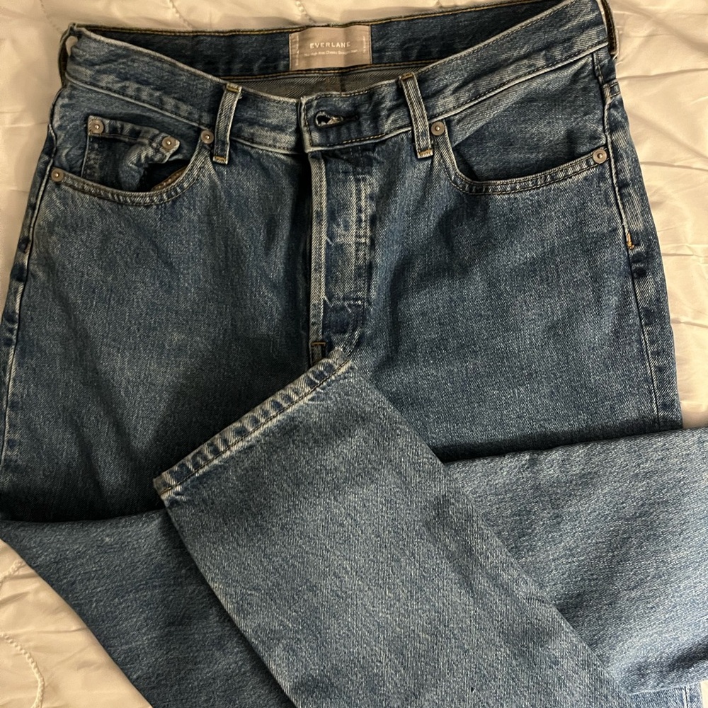 29 / Everlane high rise cheeky straight jean